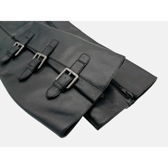 Ecco Womens Black 'Hobart' Leather Riding Knee High Boot 3 Buckle EU 37/US 6-6.5 - Picture 6 of 10